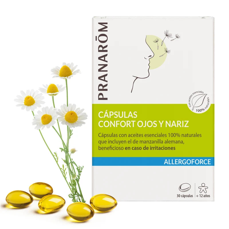 PRANAROM ALLERGOFORCE CAPSULAS CONFORT OJOS Y NARIZ 30CAP