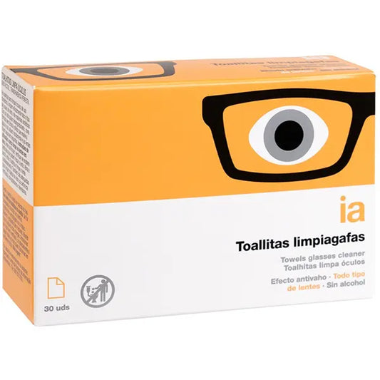 TOALLITAS LIMPIAGAFAS INTERAPOTHEK 30 UDS