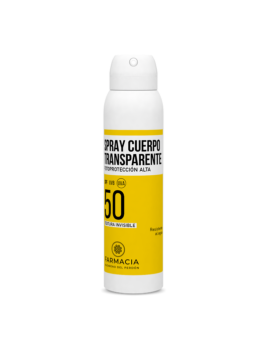 SPRAY CUERPO TRANSPARENTE SPF 50