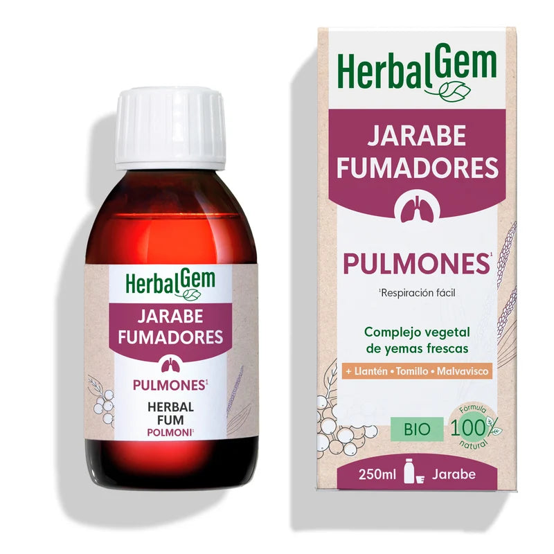 PRANAROM HERBALGEM JARABE DE FUMADORES BIO 250ML